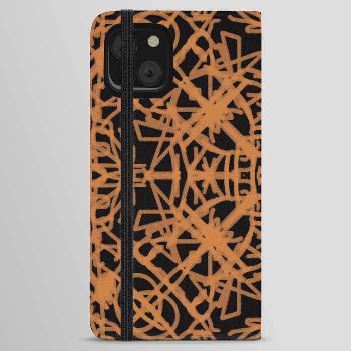 Golden Web  iPhone Wallet Case