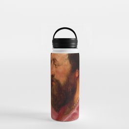 Head of One of the Three Kings, Melchior, The Assyrian King by Peter Paul Rubens Water Bottle