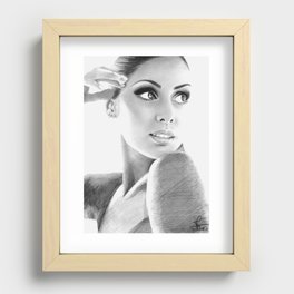 To shade or not to shade Recessed Framed Print