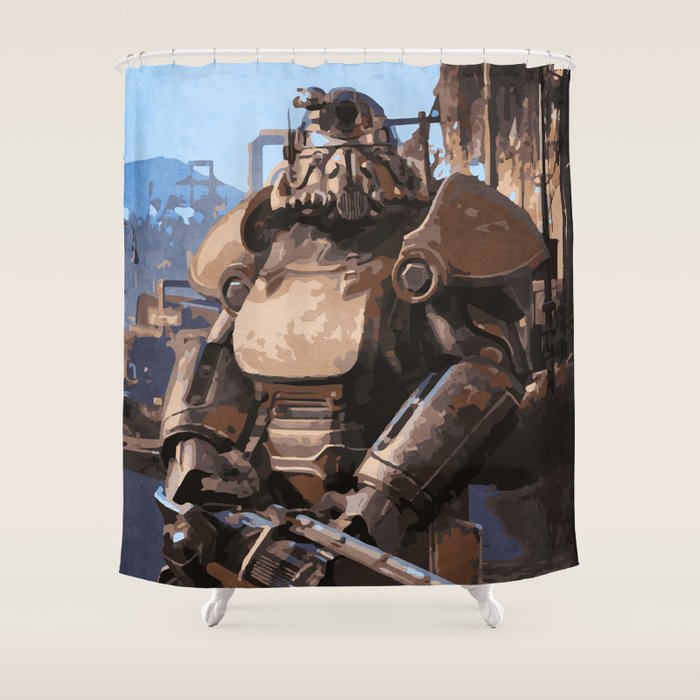 Fallout Shower Curtain By Durro Society6 Fallout Shower Curtain