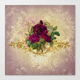 Decadent Velvet Rose Canvas Print