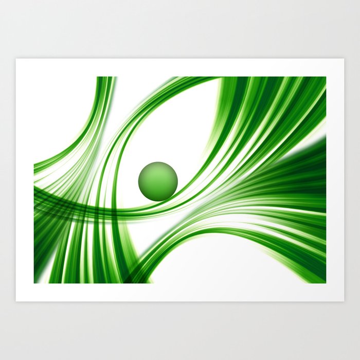 Green 113 Art Print