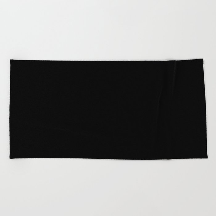 Deepest Black - Lowest Price On Site - Neutral Home Decor Beach Towel