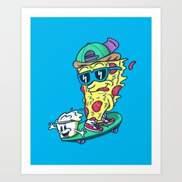 Pizza and Ranch Art Print