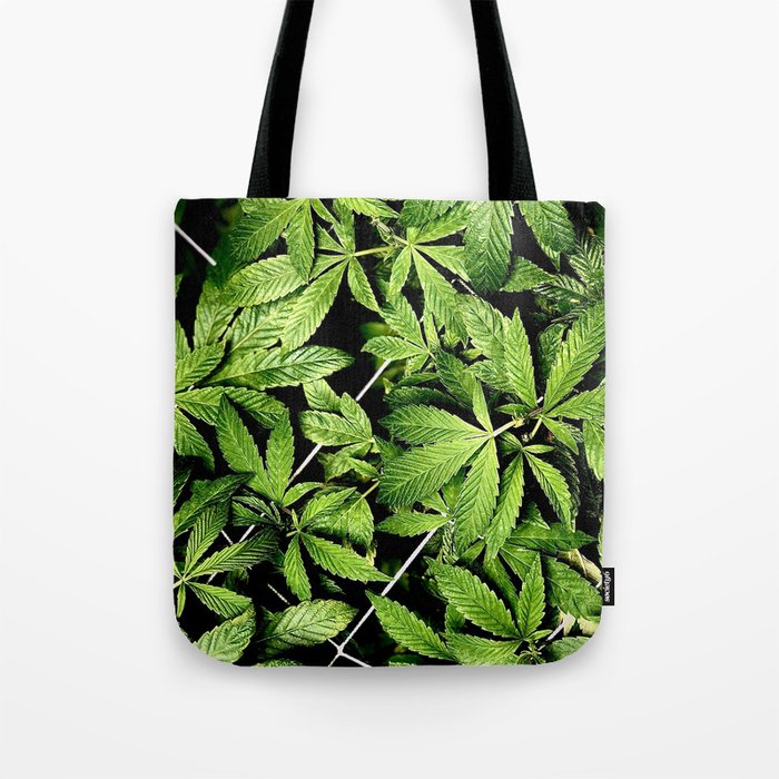 Cannabis Netted Tote Bag