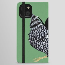 Cat on a Chicken iPhone Wallet Case