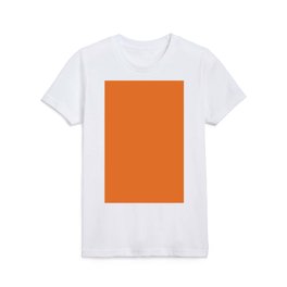 Flame Orange Kids T Shirt