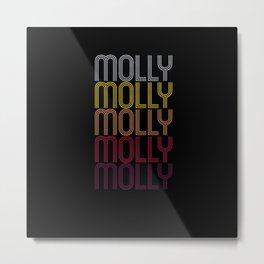 Molly Name Gift Personalized First Name Metal Print