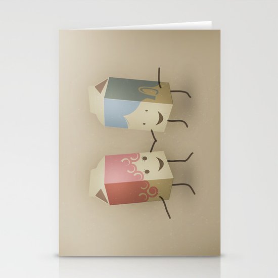 I only have pasteurised for you Stationery Cards