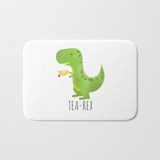 Tea-Rex Bath Mat