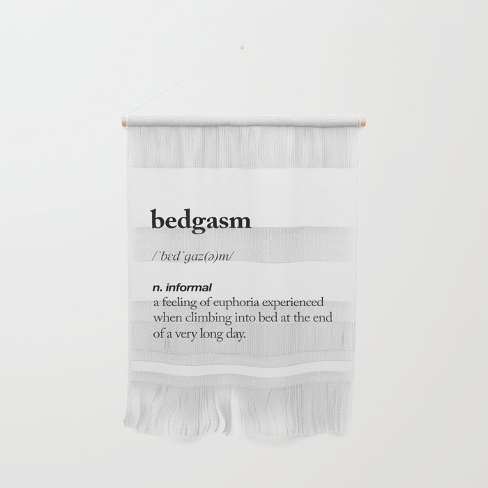 Bedgasm Black And White Contemporary Minimalism Typography Design