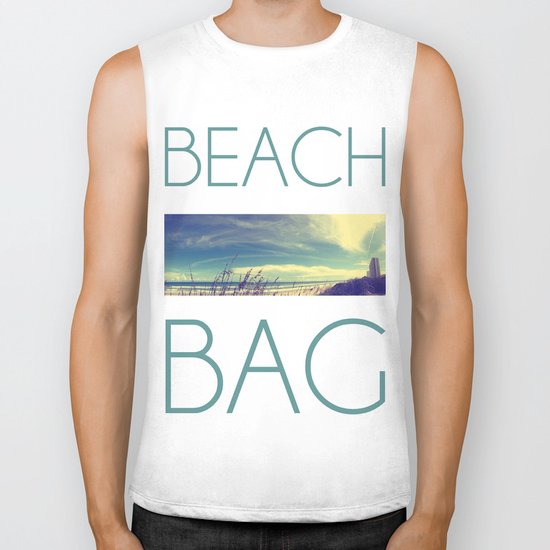 Panoramic Beach Shot Biker Tank