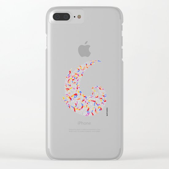 - disco pop - Clear iPhone Case
