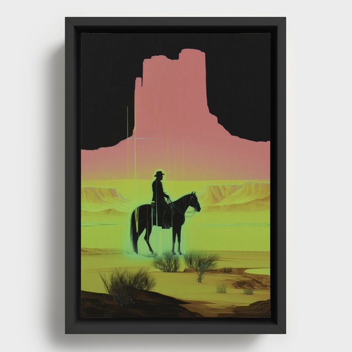 Neon West - S3 - 08 Framed Canvas
