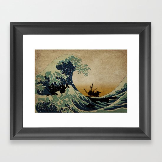 New Wave Framed Art Print