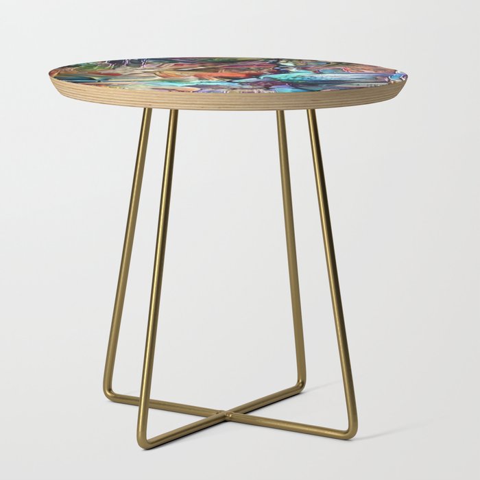 Neon Collage Side Table