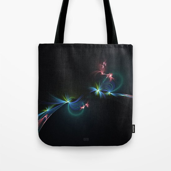 Fey Lights Fractal in Aurora 01 Tote Bag