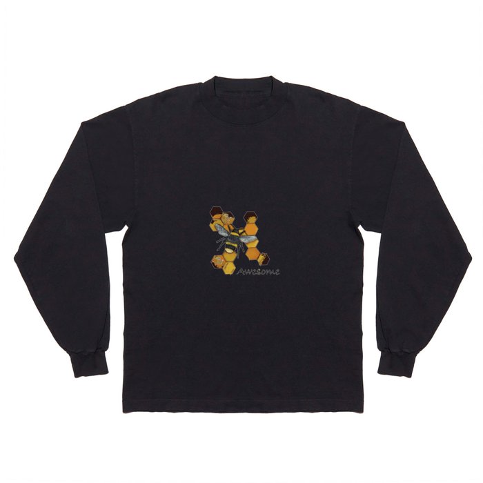 Bee Awesome Long Sleeve T Shirt