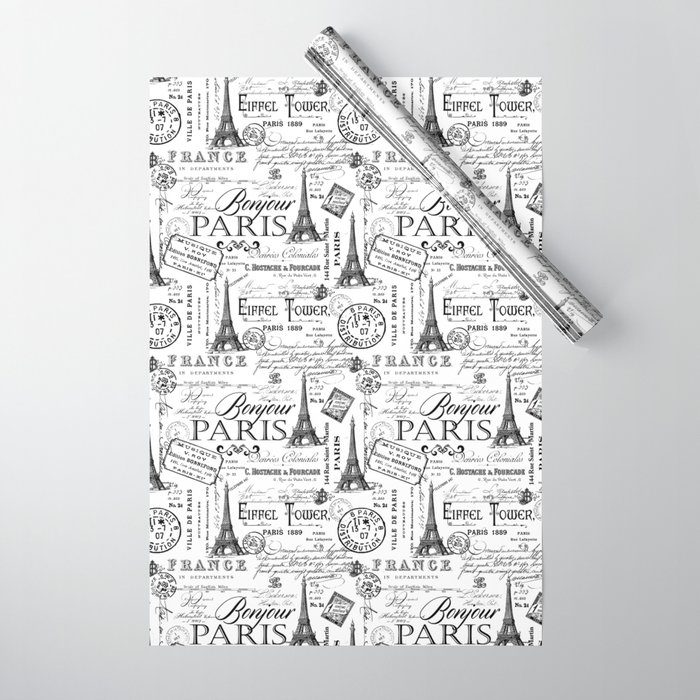 Paris wrapping paper outlet