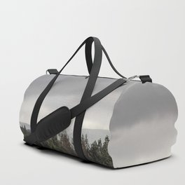 Pine Forest's Winter Cairngorm Mountains View Duffle Bag