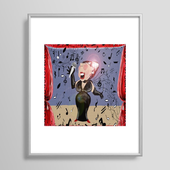 It ain't over until the fat lady sings Framed Art Print