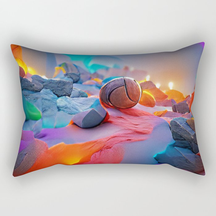 mineral color Rectangular Pillow