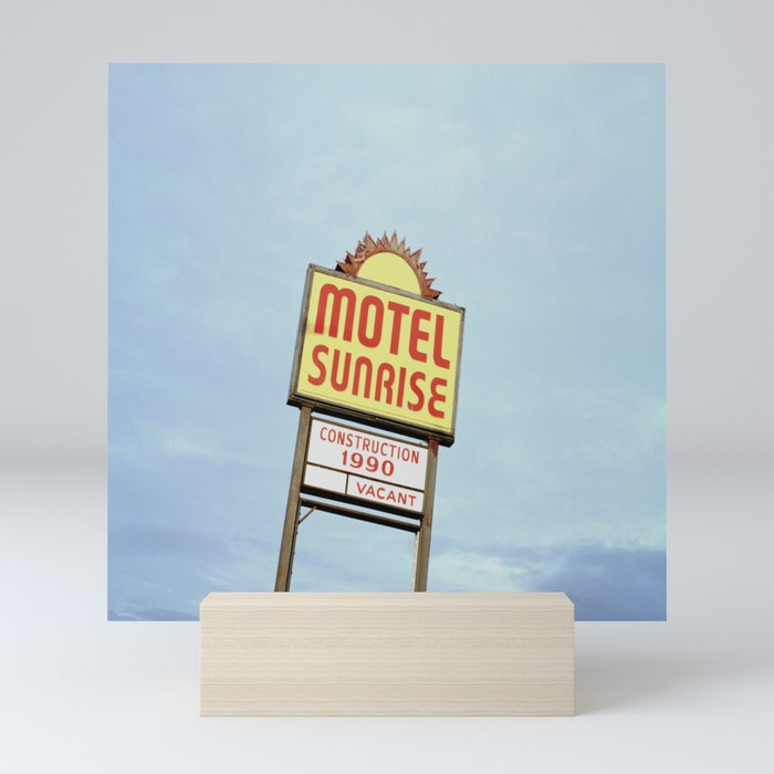 Motel Sunrise Mini Art Print