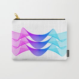 Gradient Lines Abstract Carry-All Pouch