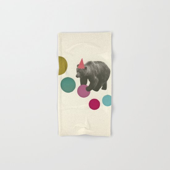 Birthday Bear Hand & Bath Towel