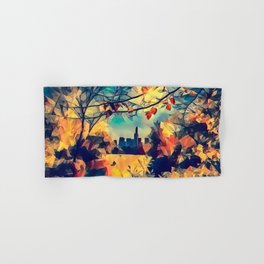 Autumn Fall in Central Park in New York City Hand & Bath Towel