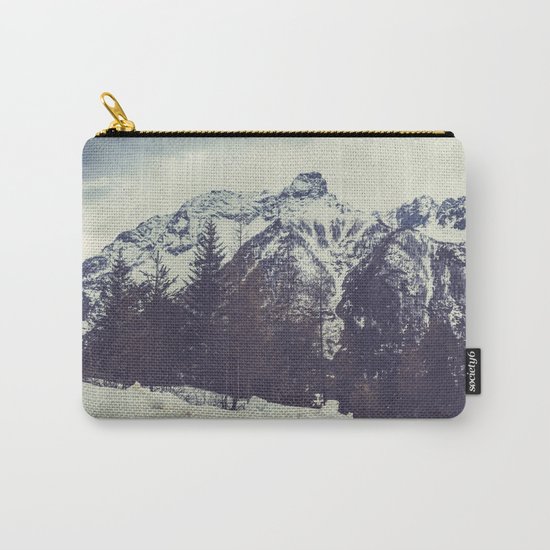 Snow on the Mountains Carry-All Pouch