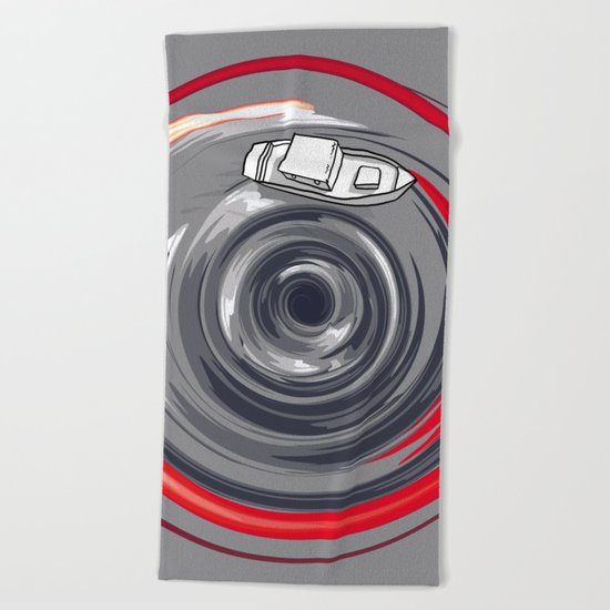 Ocean vortex Beach Towel