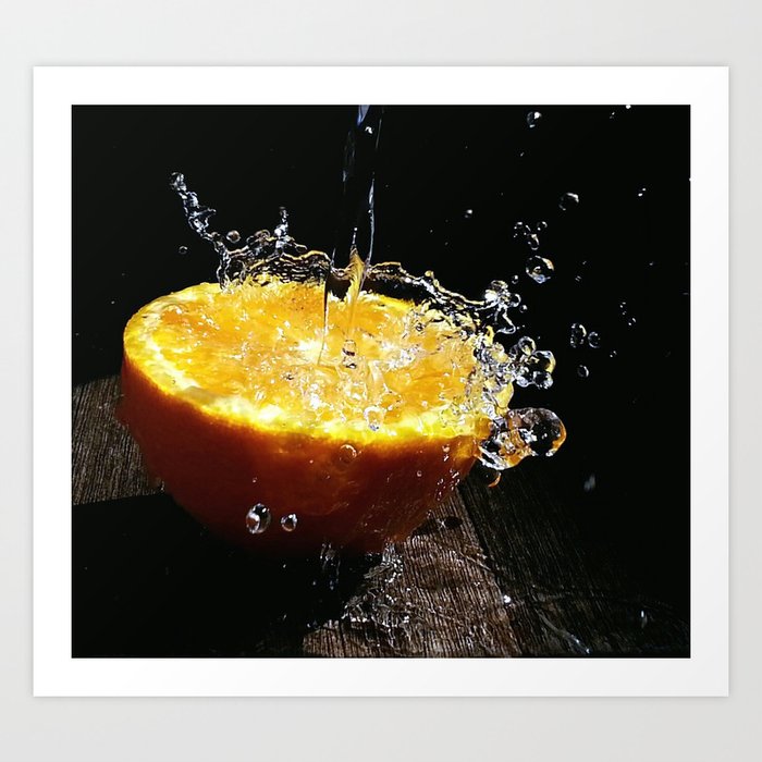 Orange Juice Art Print