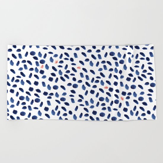 Watercolor brushstrokes Beach Towel