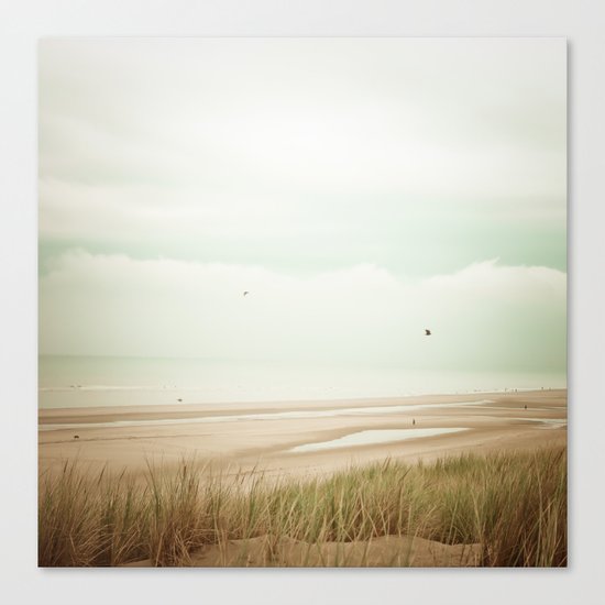 Beach Sea Sky Canvas Print