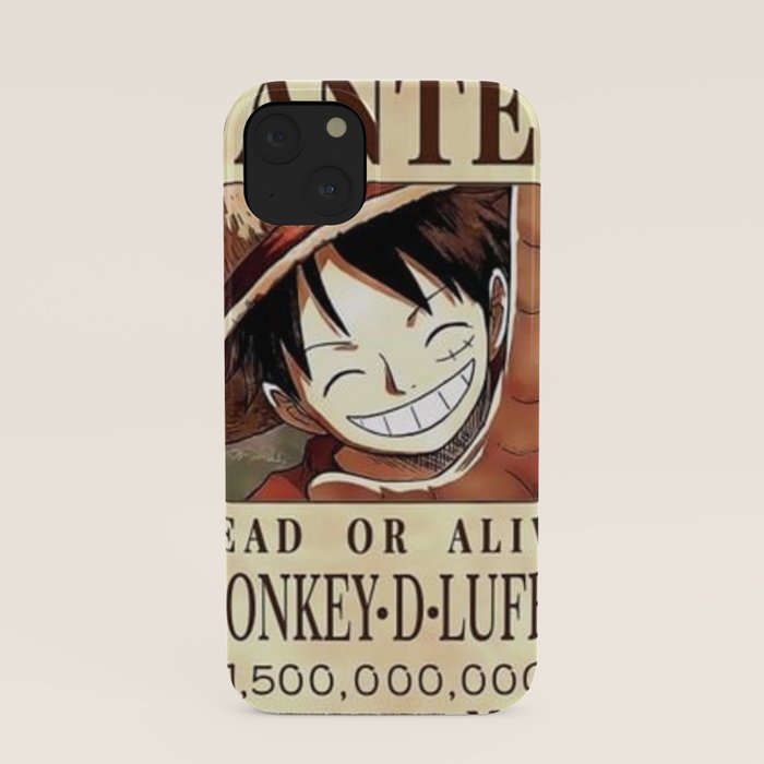 Wanted Monkey D Luffyy One Piece Iphone Case By Gabanimes Society6