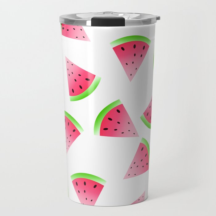 Watermelon Pattern Travel Mug