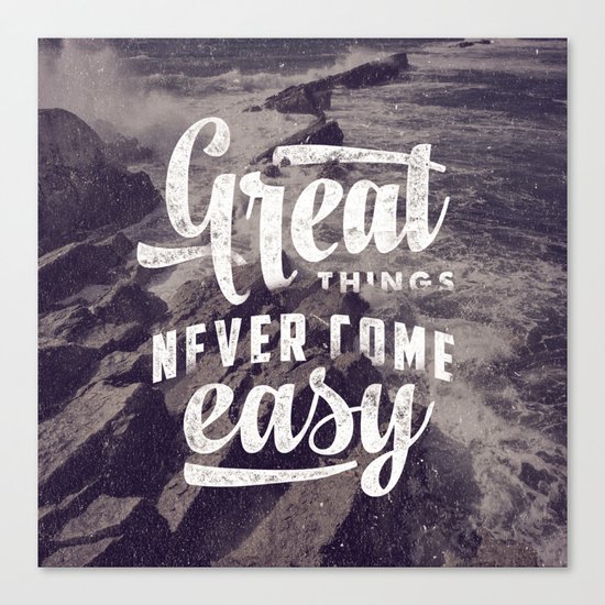 Great Things Canvas Print