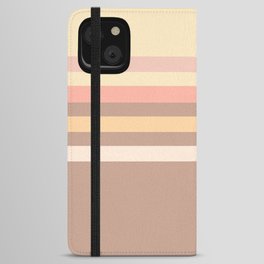 Taina - Nude Retro Stripes Colourful Art Design  iPhone Wallet Case