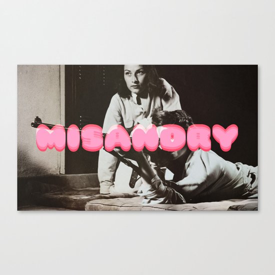 ♡ MISANDRY ♡ Canvas Print