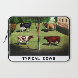 Typical Cows Laptop Sleeve