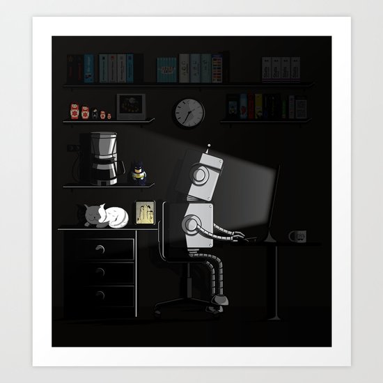 All Nighter Art Print