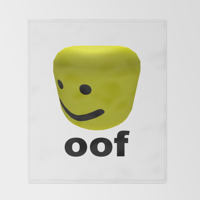 Roblox Oof Roblox Throw Blanket By Avemathrone - 