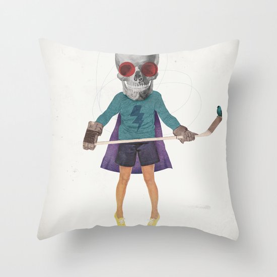 Superhero #9 Throw Pillow