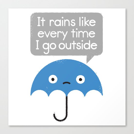 Umbrellativity Canvas Print