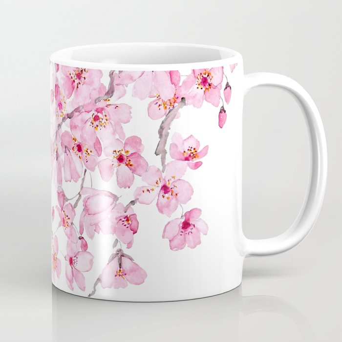 pink cherry blossom watercolor 2020 Coffee Mug