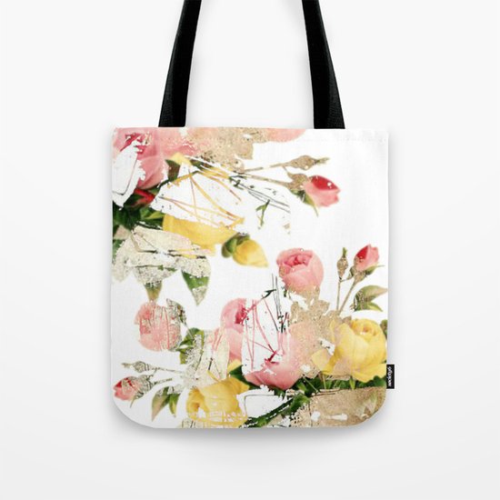 Frozen roses Tote Bag