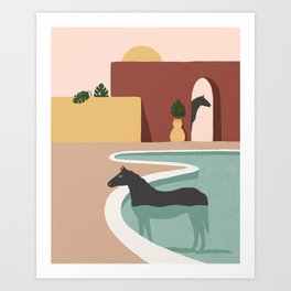 Surreal Summer in Terra Art Print