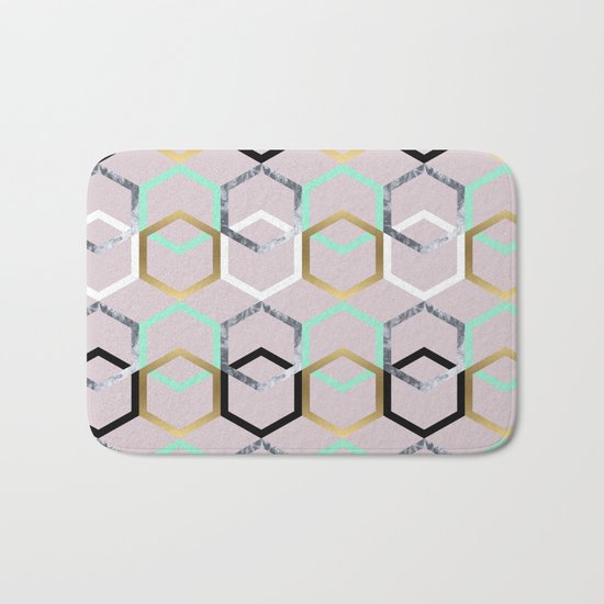 Textures and Interceptions Bath Mat
