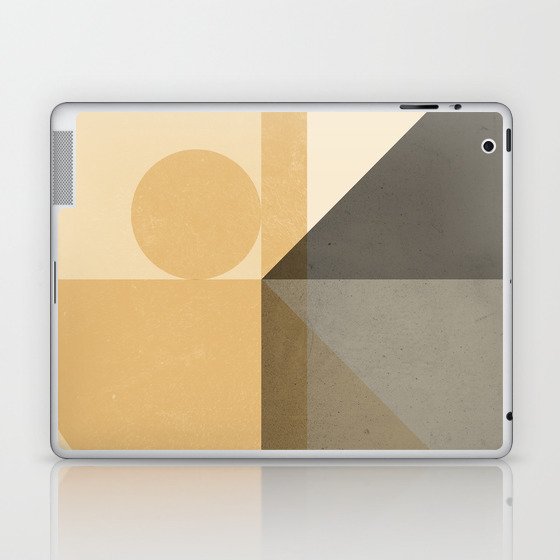 Abstraction_NEW_BAUHAUS_GEOMETRIC_SHAPE_POP_ART_0120AA Laptop & iPad Skin